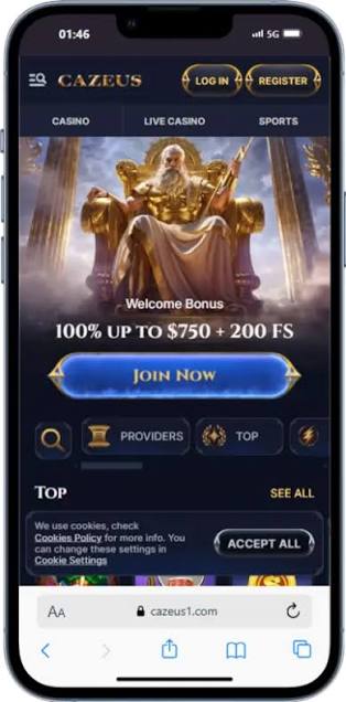 Versione mobile del casinò Cazeus: funzionalità e semplicità